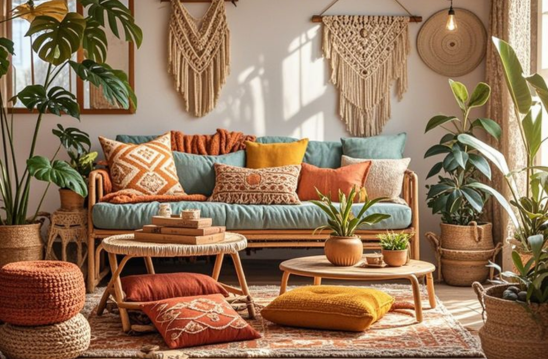 10 Boho Living Room Ideas To Create A Relaxed, Artistic Space