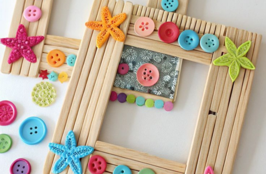 DIY Projects Easy: Make a Cute Photo Frame with Popsicle Sticks