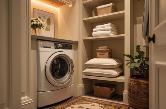 How To Decorate A Small Laundry Room Without Feeling Overwhelmed