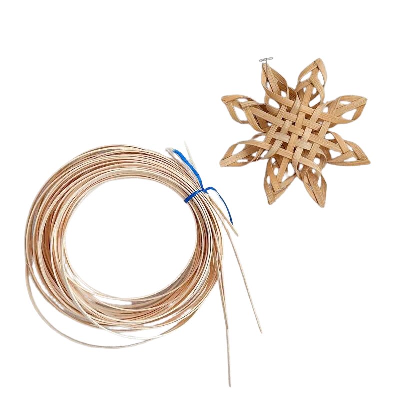 DIY decor craft - Mini Snowflakes ( 5 pcs ) - Bamboo - Artisanal Homes