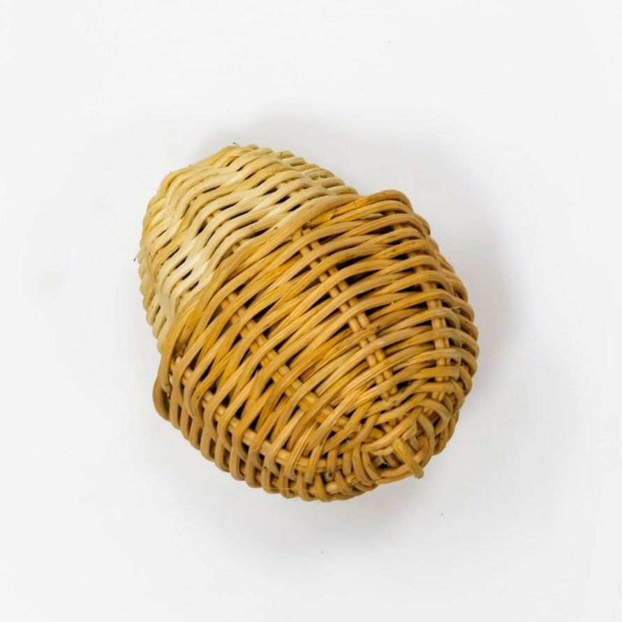 Unique Rattan Acorn Christmas Ornaments - Artisanal Homes