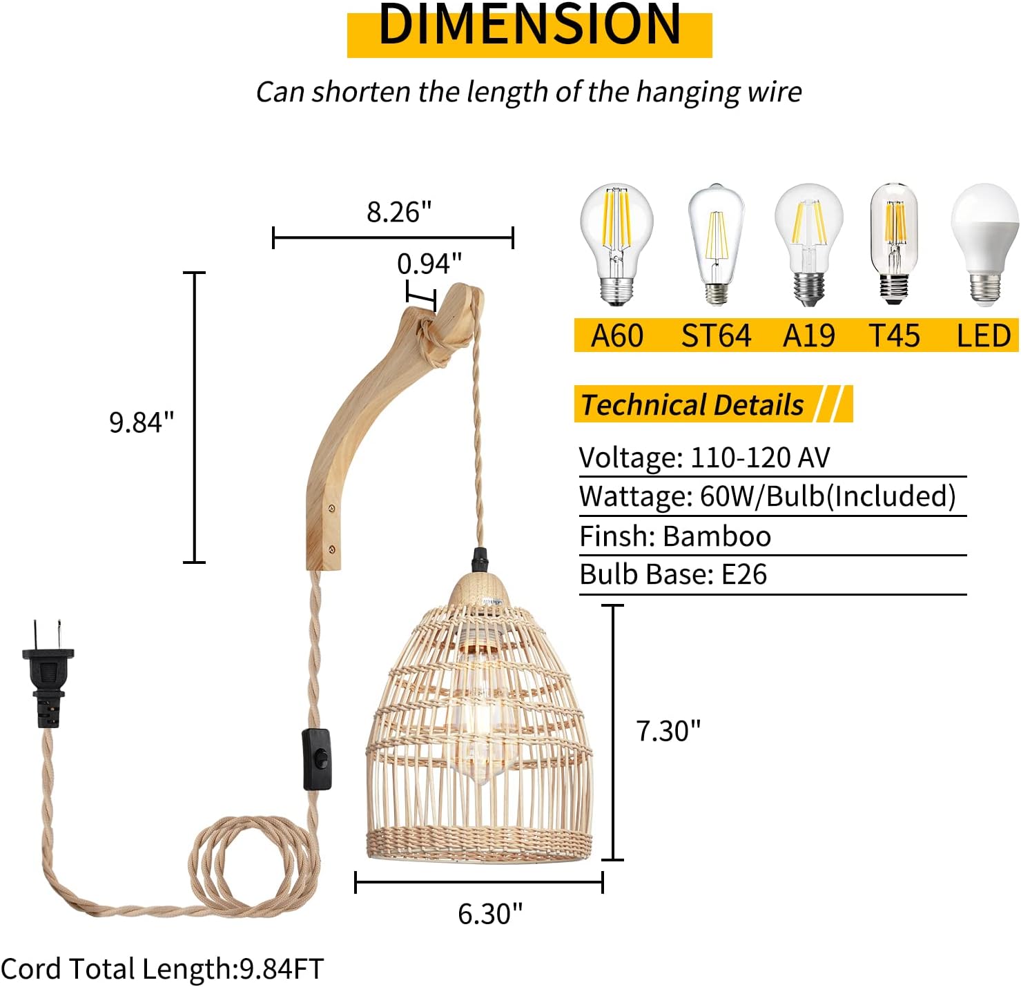 Wall Light - PanRang - Rattan - Artisanal Homes
