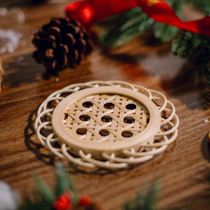 Bamboo and rattan coasters - Artisanal Homes