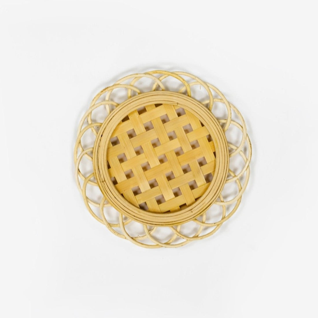 Bamboo and rattan coasters - Artisanal Homes