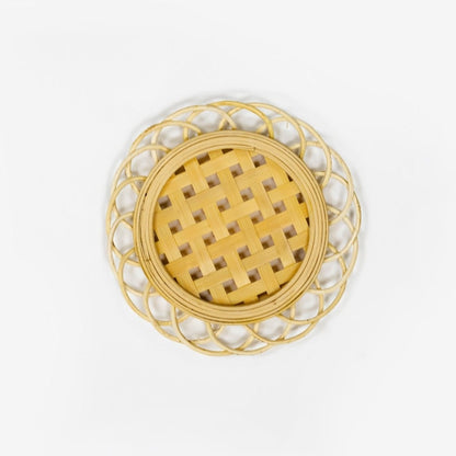 Bamboo and rattan coasters - Artisanal Homes