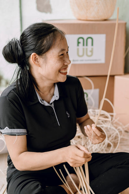 Bamboo Basket - Artisanal Homes