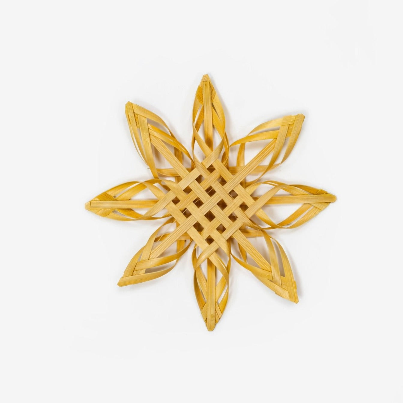 Bamboo Snowflakes (10 cm) - Artisanal Homes