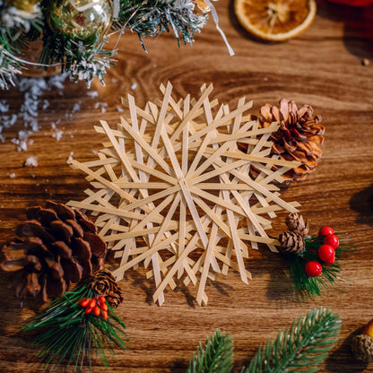 Bamboo Snowflakes - Artisanal Homes