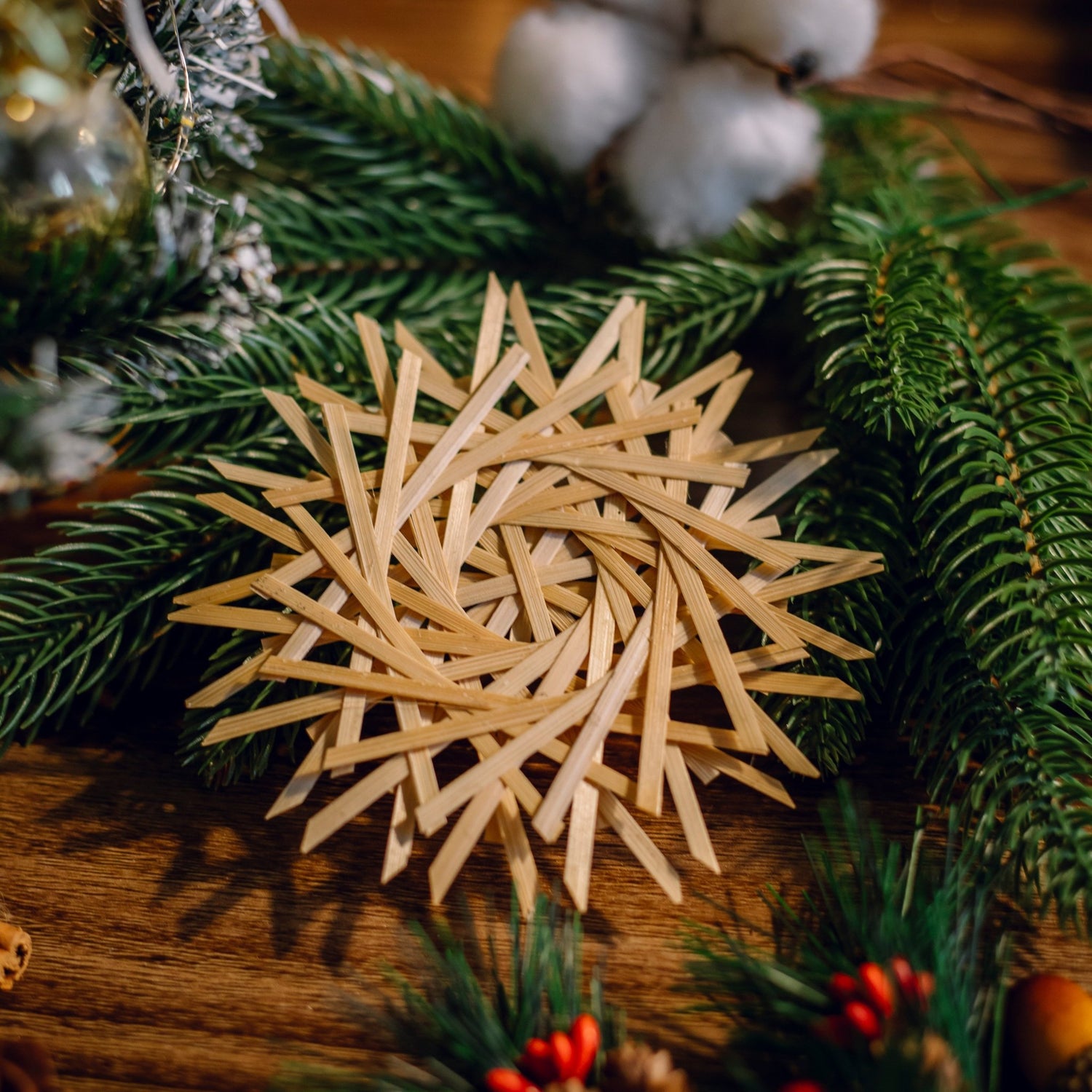 Bamboo Snowflakes - Artisanal Homes