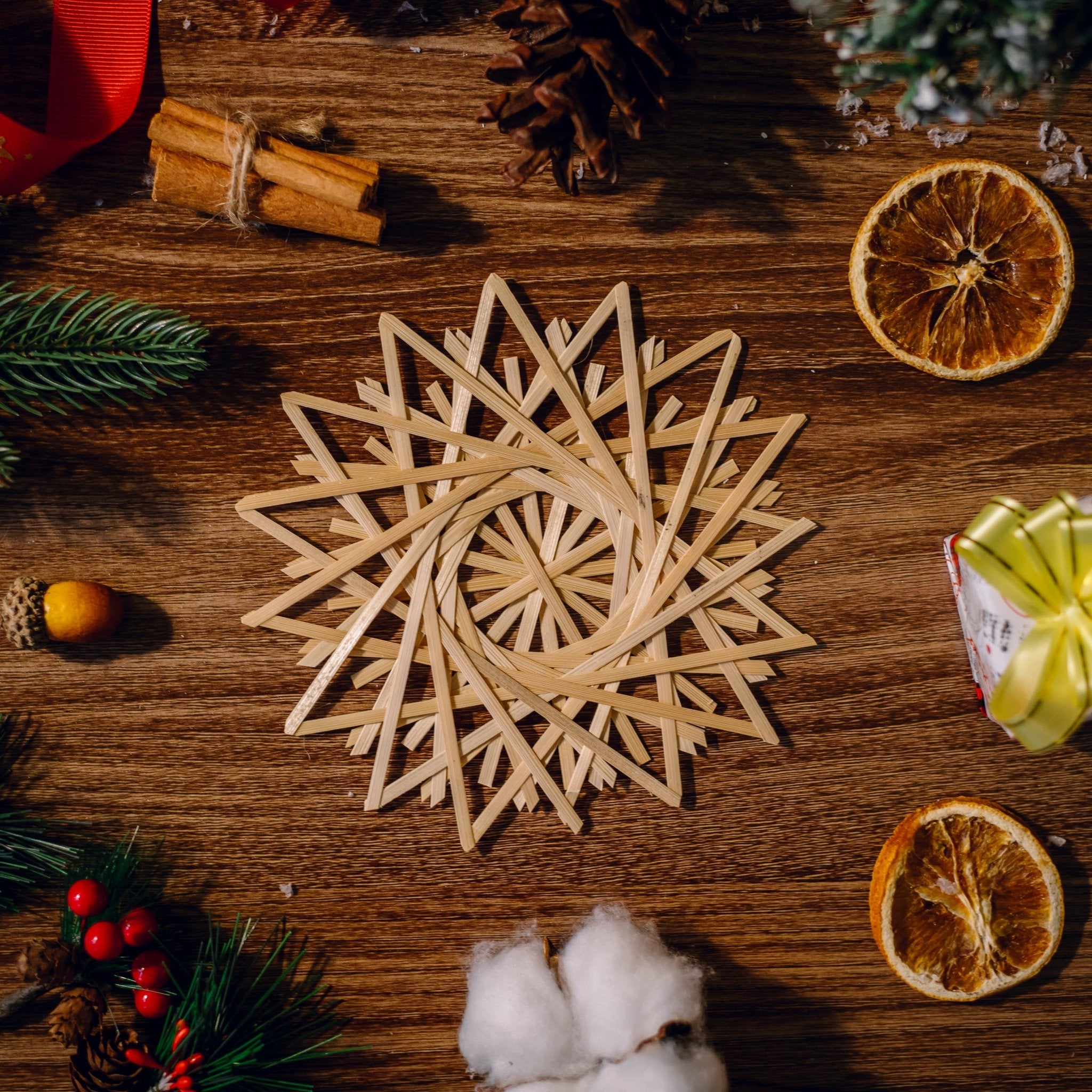 Bamboo Snowflakes - Artisanal Homes