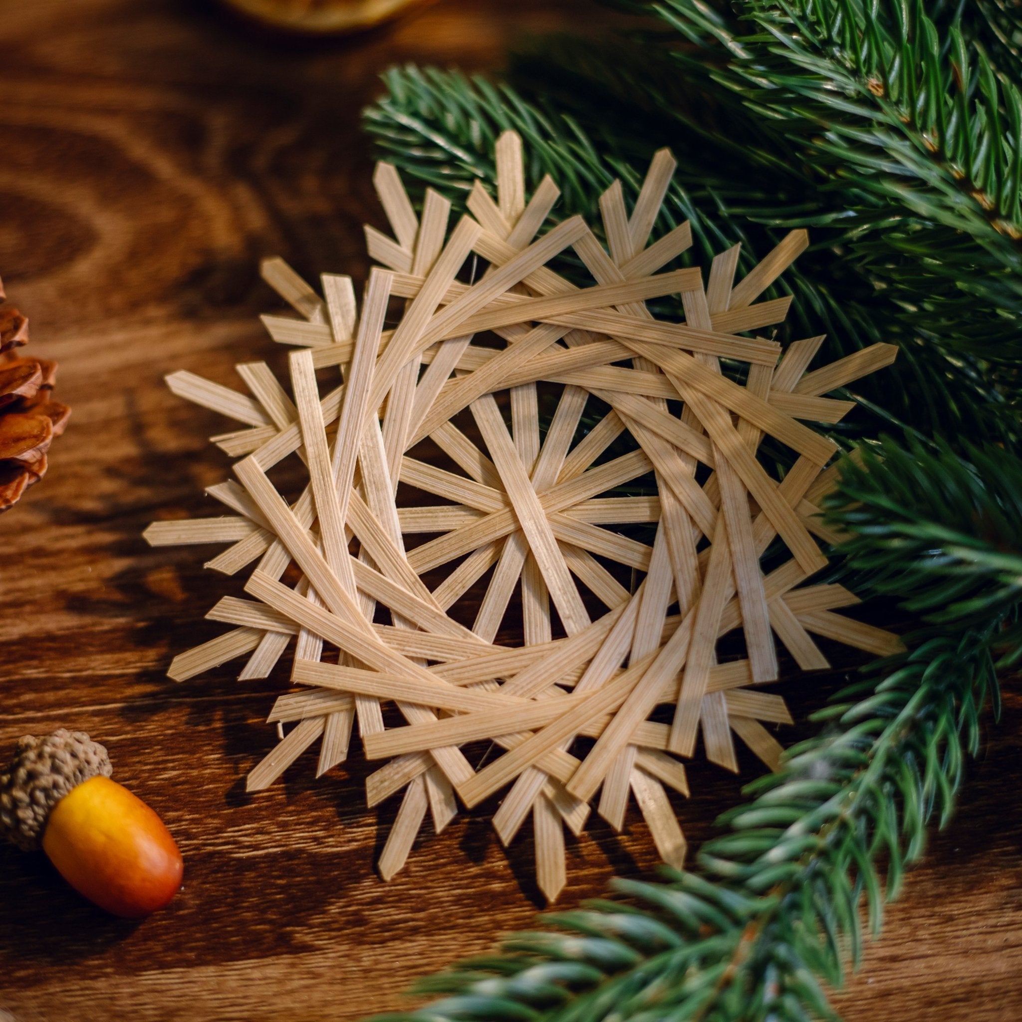 Bamboo Snowflakes - Artisanal Homes