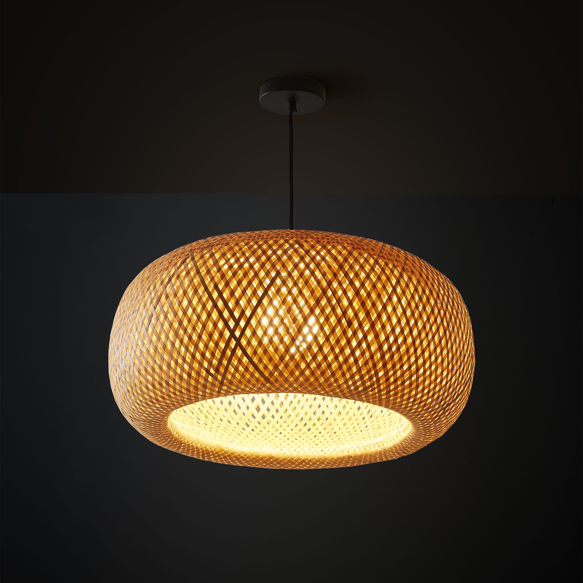 Biggest size special 2 layers bamboo lamp - Limited edition - Artisanal Homes