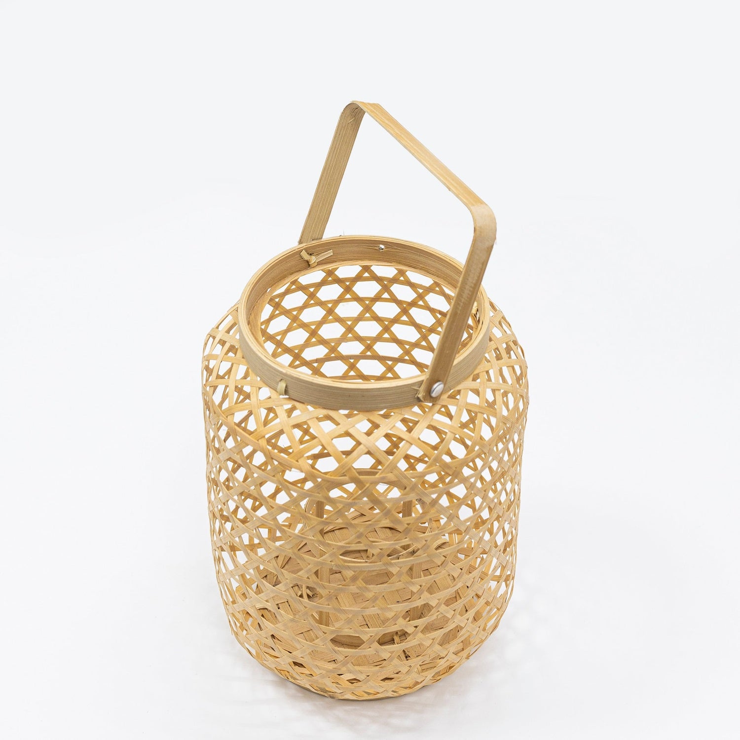 Candle Lantern - Fox Eye Weaving Vase - Bamboo - Artisanal Homes