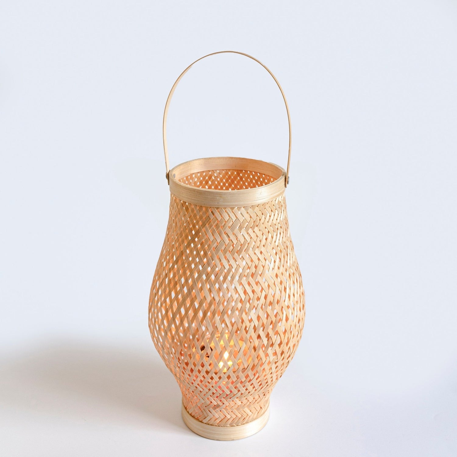 Candle lantern - Warm Vase - Bamboo - Artisanal Homes