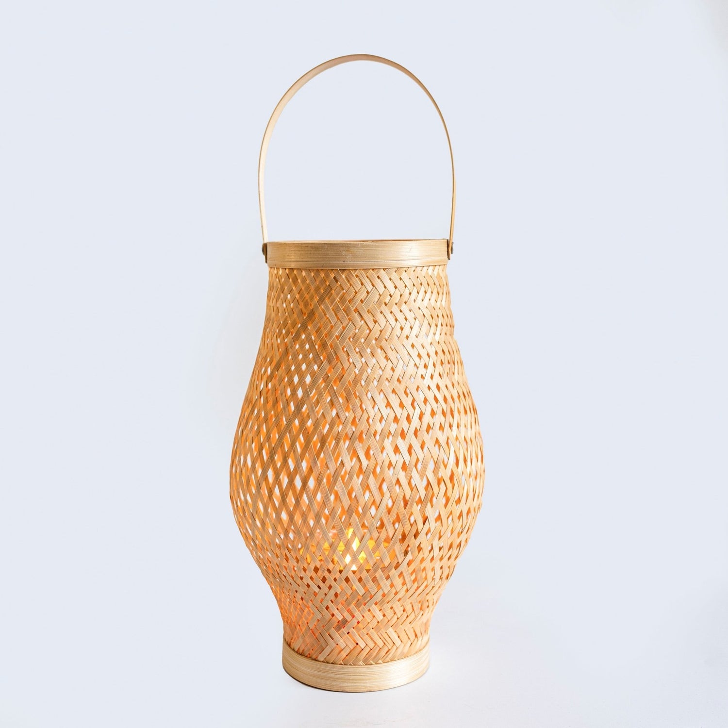 Candle lantern - Warm Vase - Bamboo - Artisanal Homes