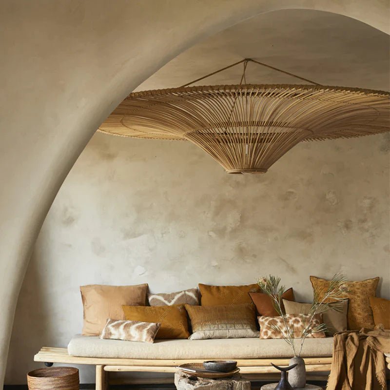 Celling Light - Baden - Rattan - Artisanal Homes