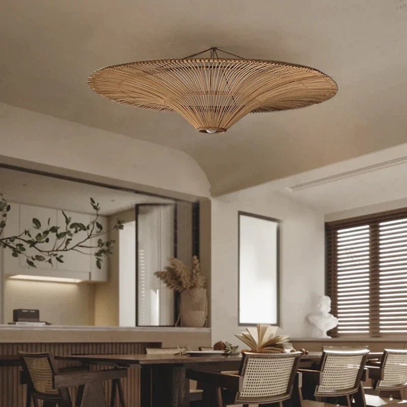 Celling Light - Baden - Rattan - Artisanal Homes