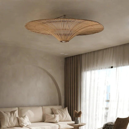 Celling Light - Baden - Rattan - Artisanal Homes