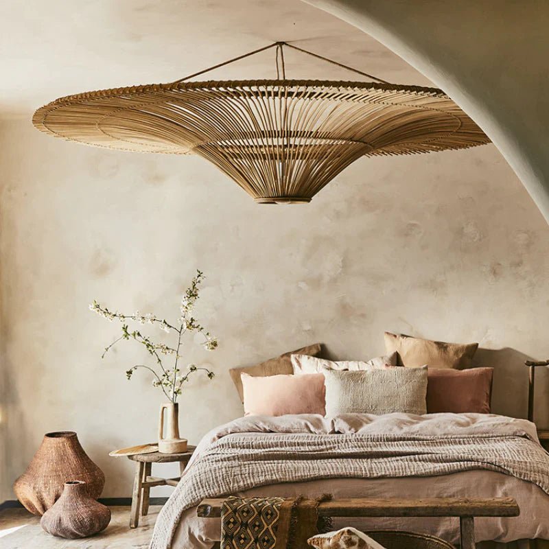 Celling Light - Baden - Rattan - Artisanal Homes