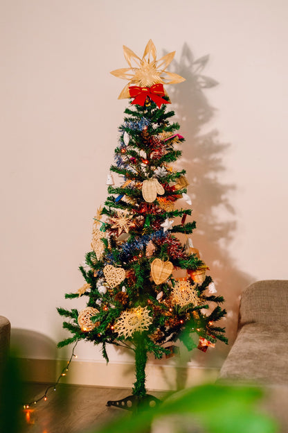 Christmas Ornaments - Rattan acorns - Artisanal Homes