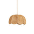 Pendant Light - Scalloped Dome - Rattan - Artisanal Homes