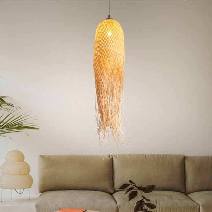 Pendant Light - Squid - Bamboo - Artisanal Homes