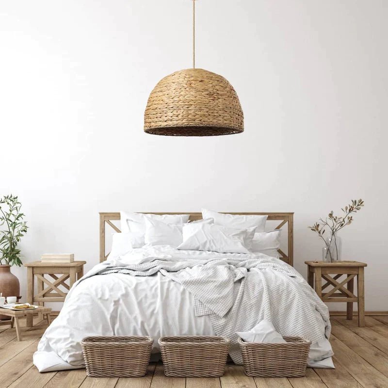 Pendant light - Weave Bowl - Seagrass - Artisanal Homes